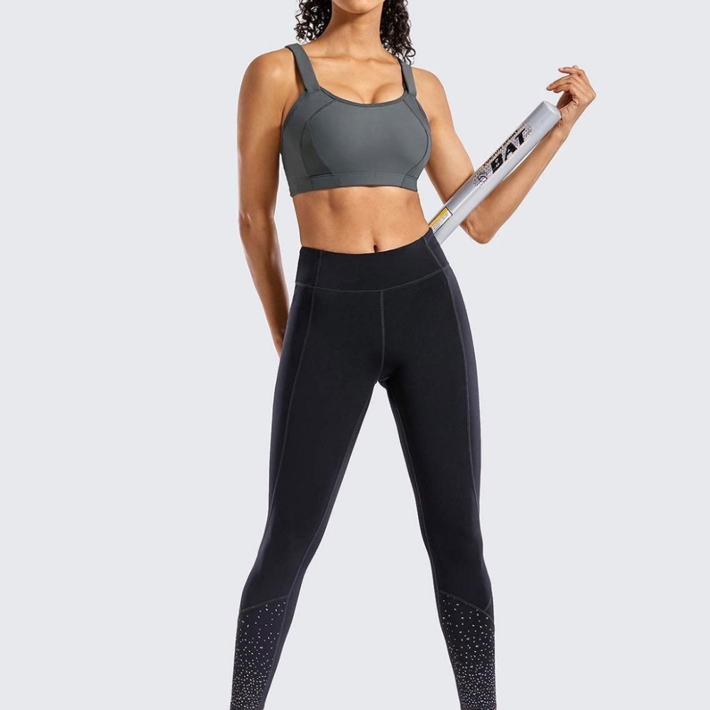 Women's Sports Bra Front Adjustable High Impact Support Lightly Padded Wireless